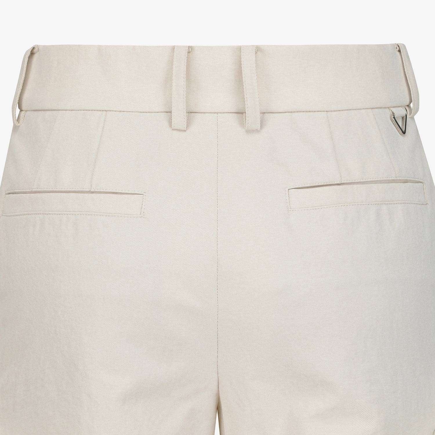 Melange Denim-Like Cargo Pants_LE
