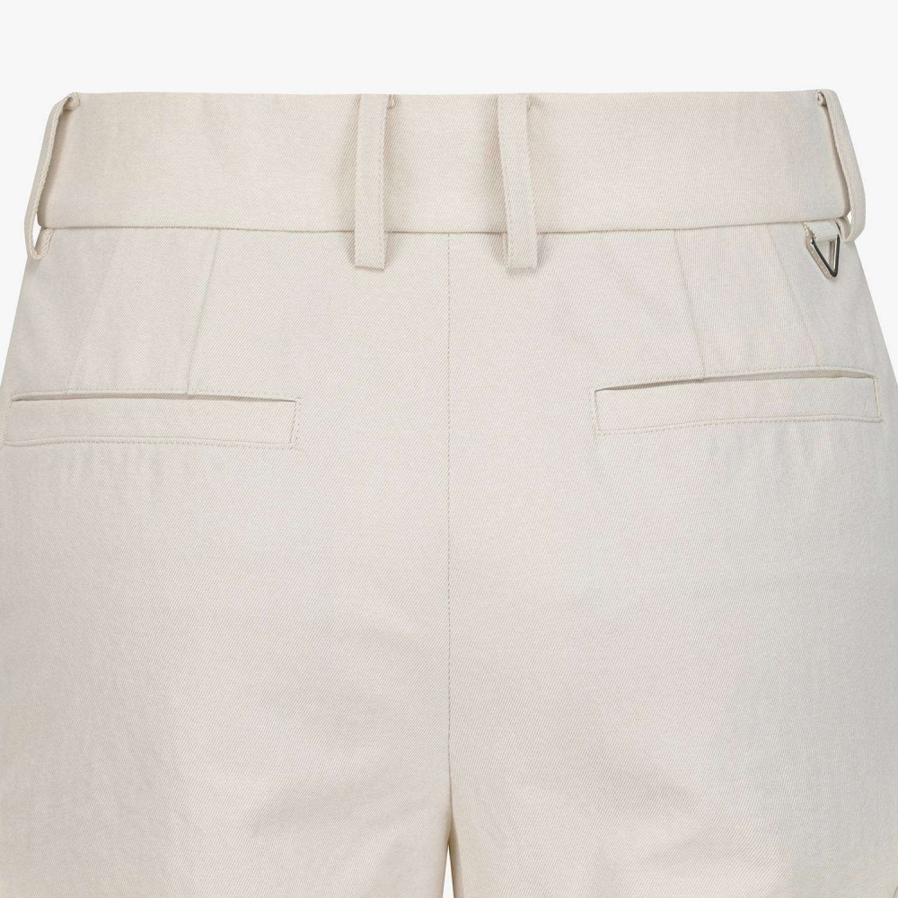 Melange Denim-Like Cargo Pants_LE