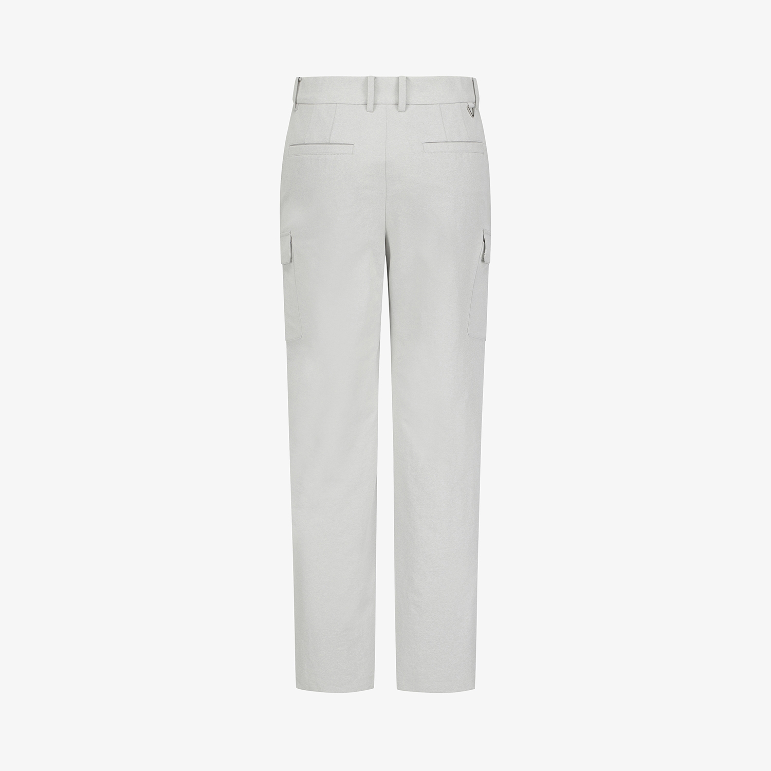 Melange Denim-Like Cargo Pants_LG