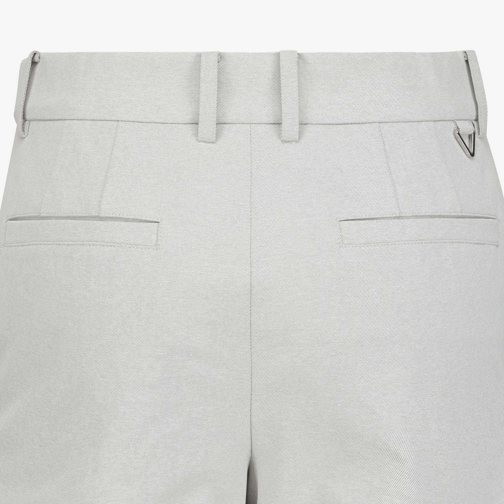 Melange Denim-Like Cargo Pants_LG
