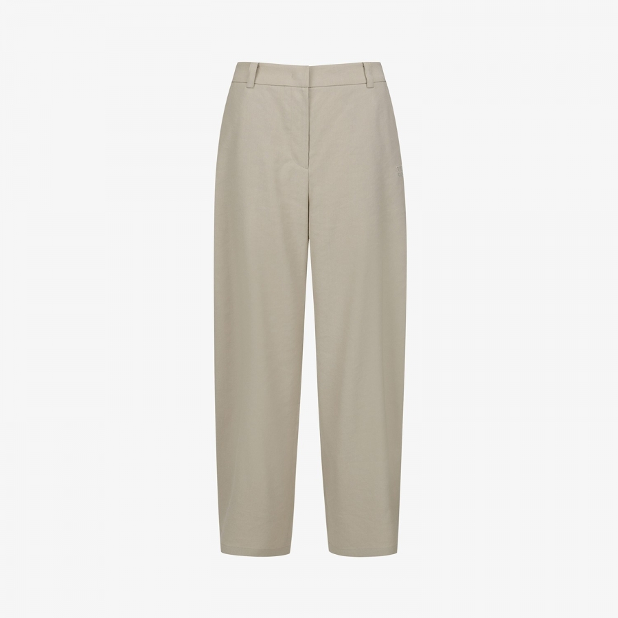 Logo-Banding Wide Pants_BE
