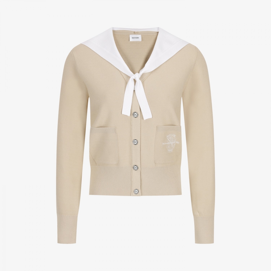 Southcross Sailor Collar Knit Cardigan_BE