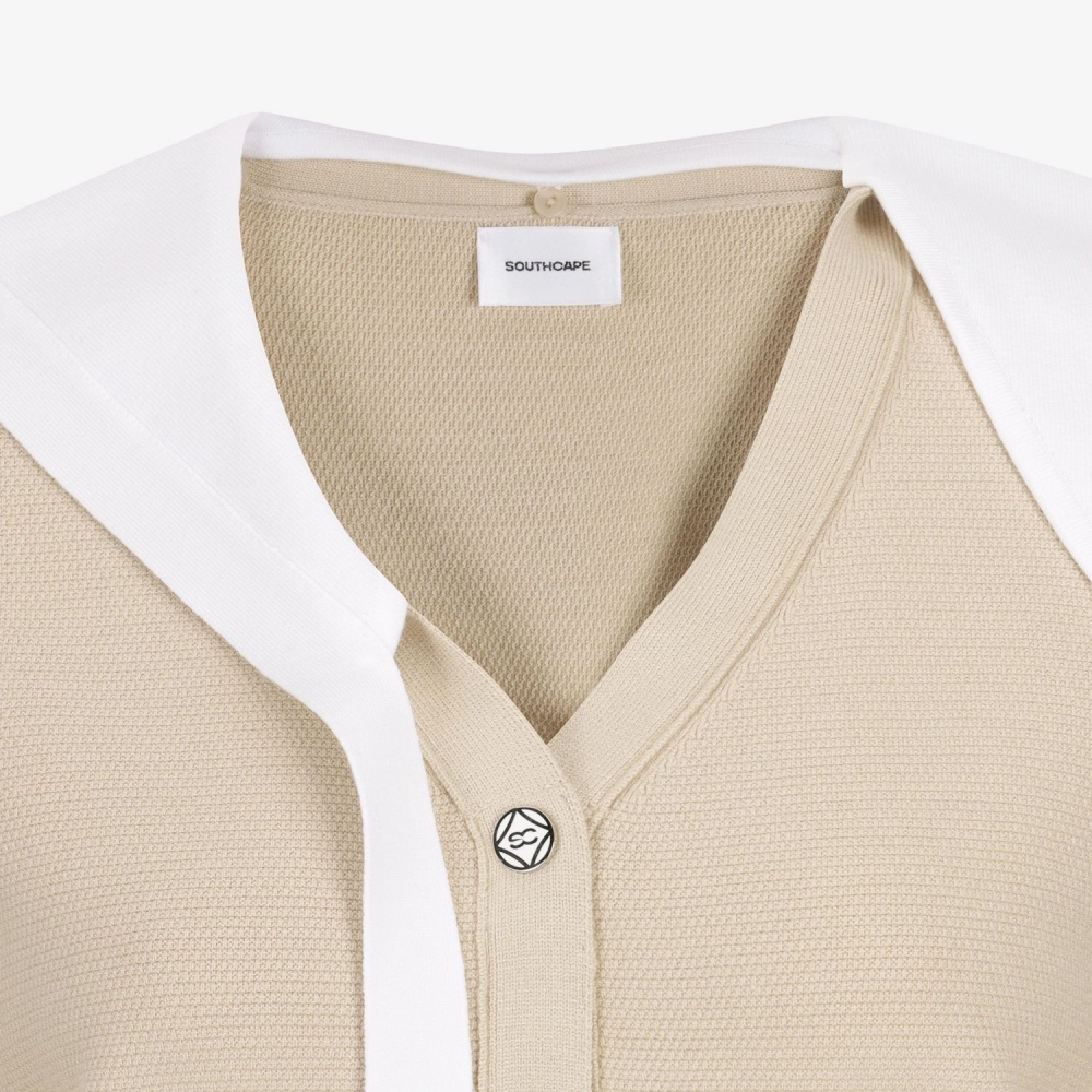 Southcross Sailor Collar Knit Cardigan_BE