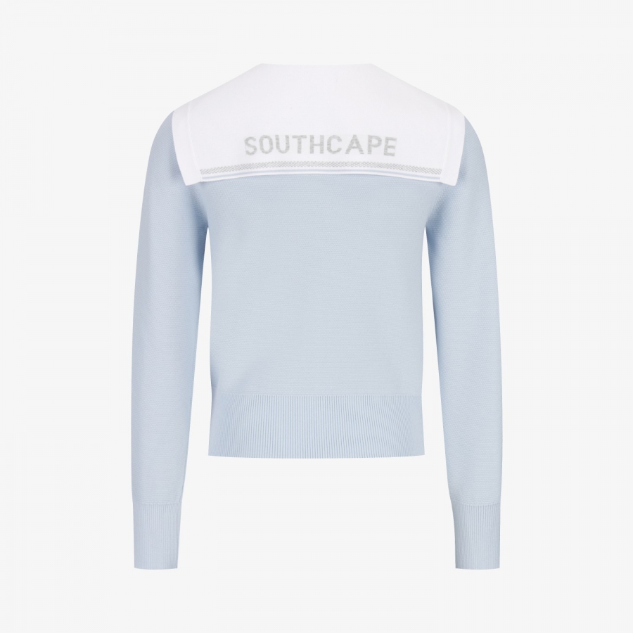 Southcross Sailor Collar Knit Cardigan_BL