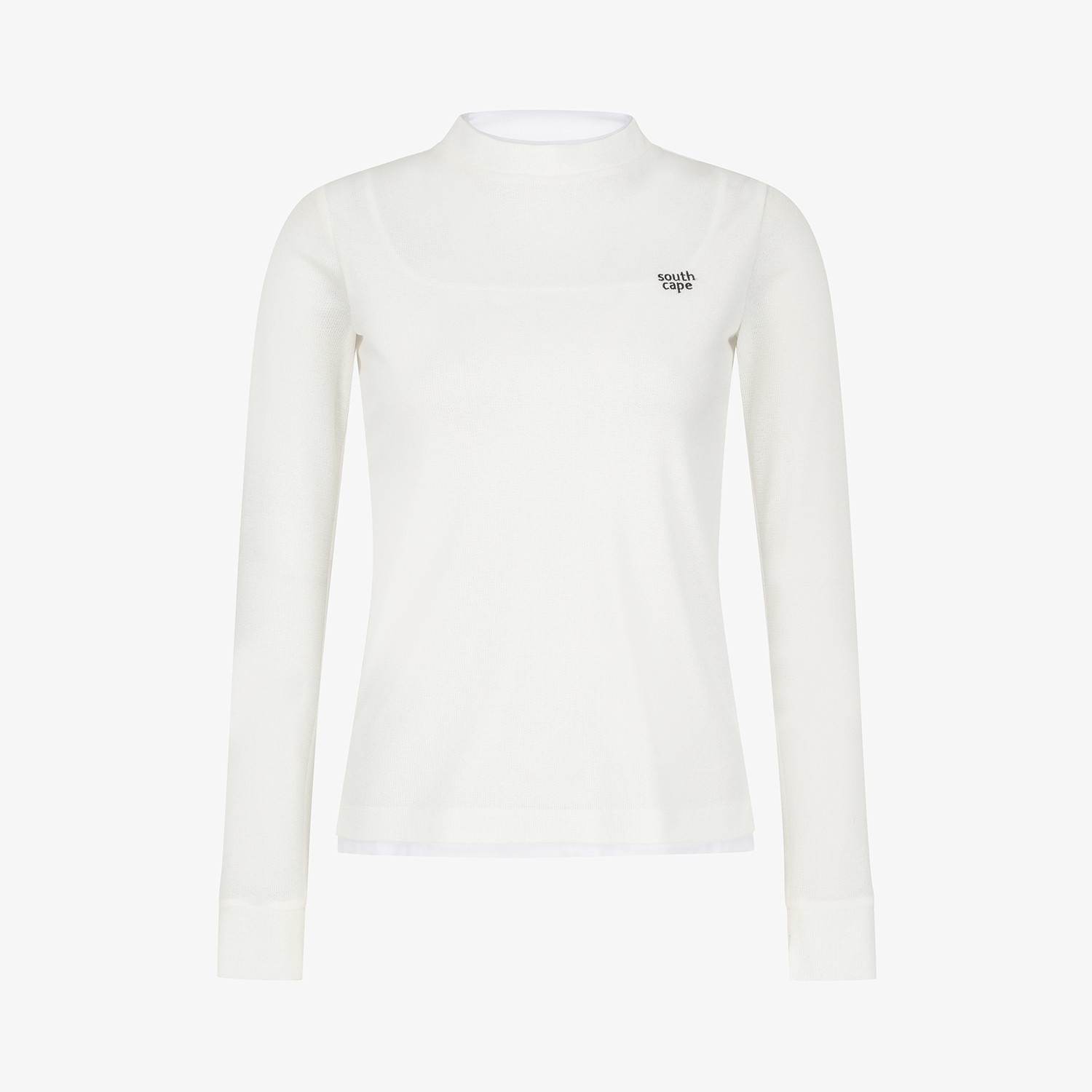 Knit-Like Long Sleeve T-Shirt_WT