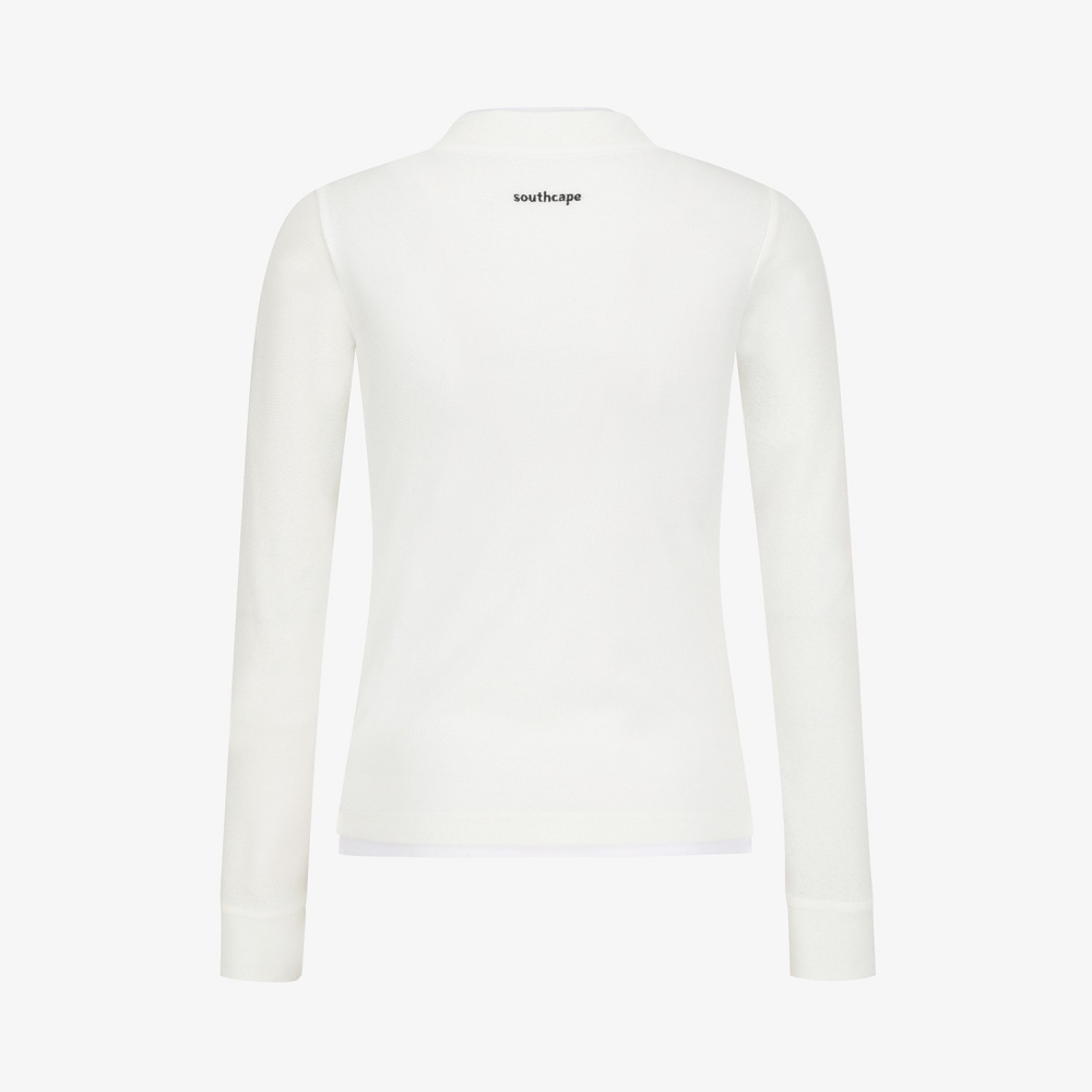 Knit-Like Long Sleeve T-Shirt_WT