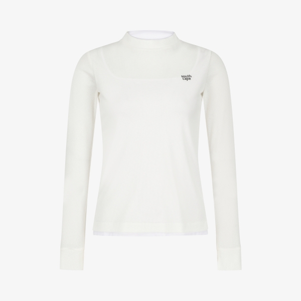 Knit-Like Long Sleeve T-Shirt_WT