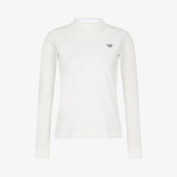 Knit-Like Long Sleeve T-Shirt_WT