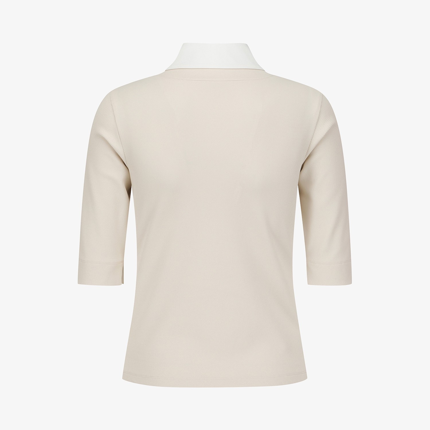 Layered Collar Half-Sleeve T-Shirt_LE