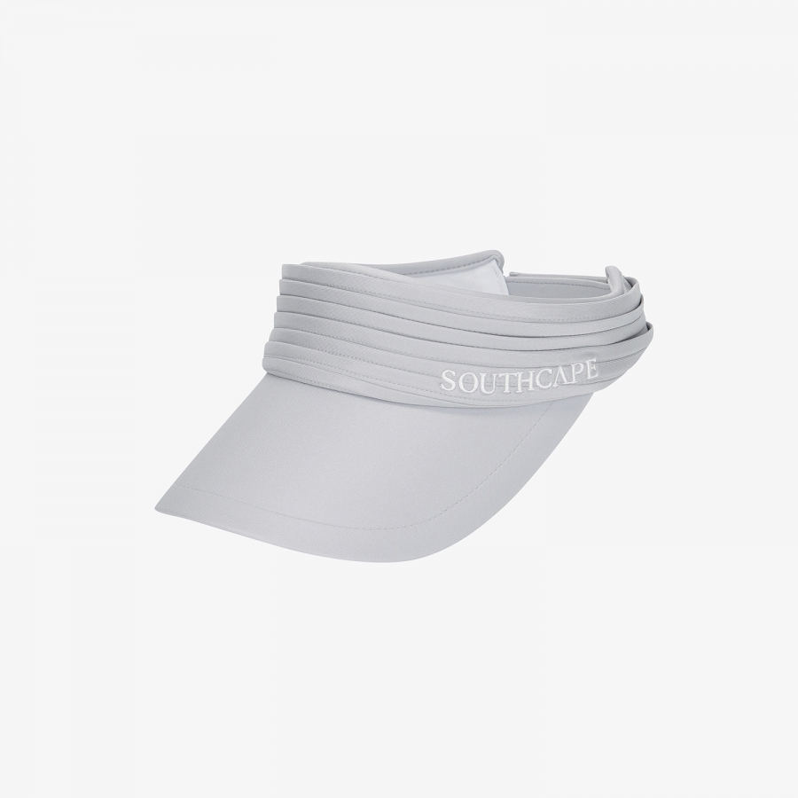Pleated Wide-Brim Visor_LG