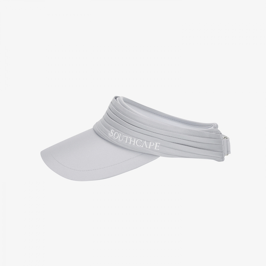 Pleated Wide-Brim Visor_LG