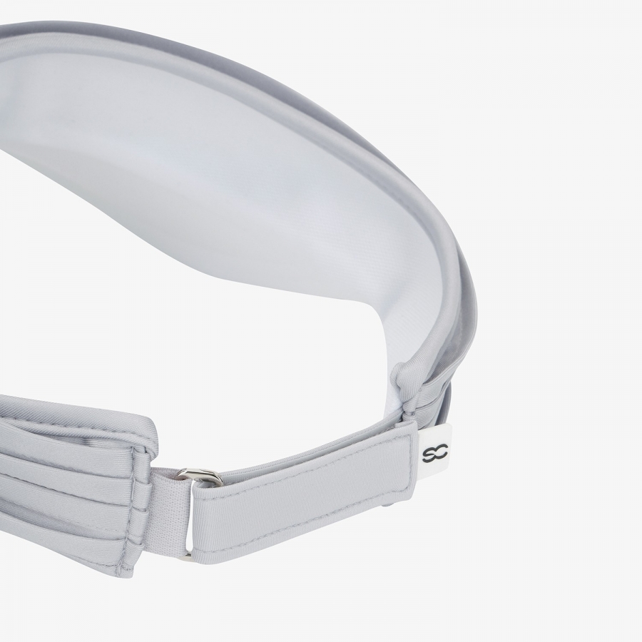 Pleated Wide-Brim Visor_LG