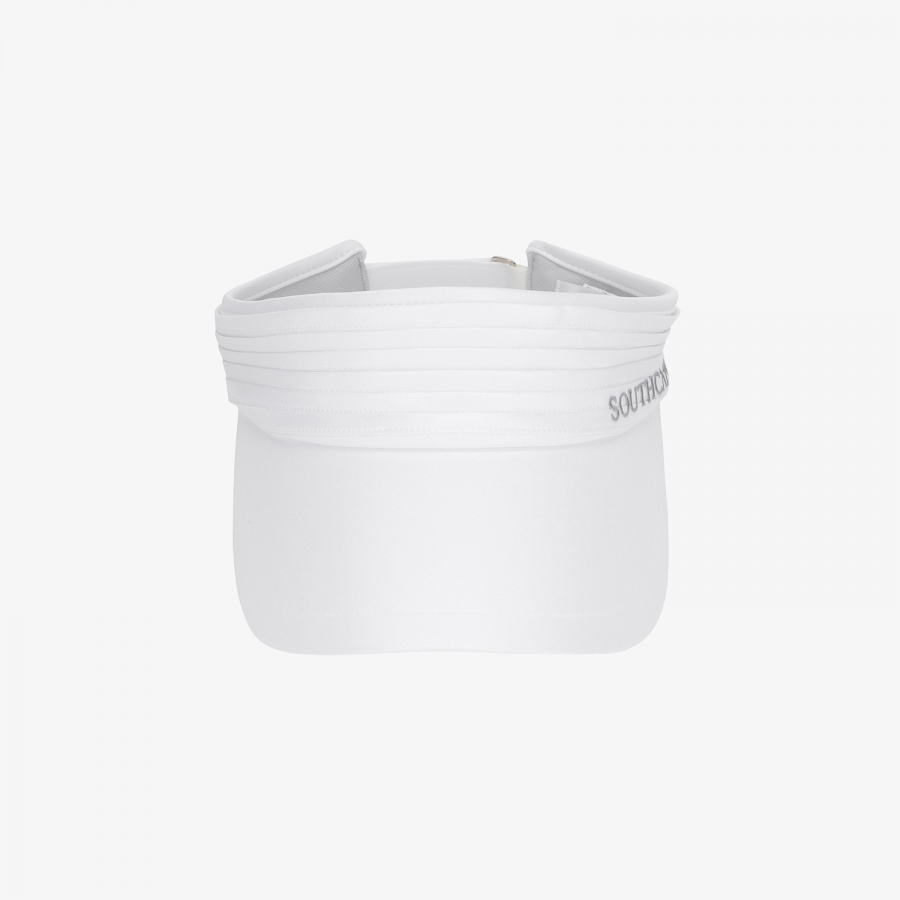 Pleated Wide-Brim Visor_WT