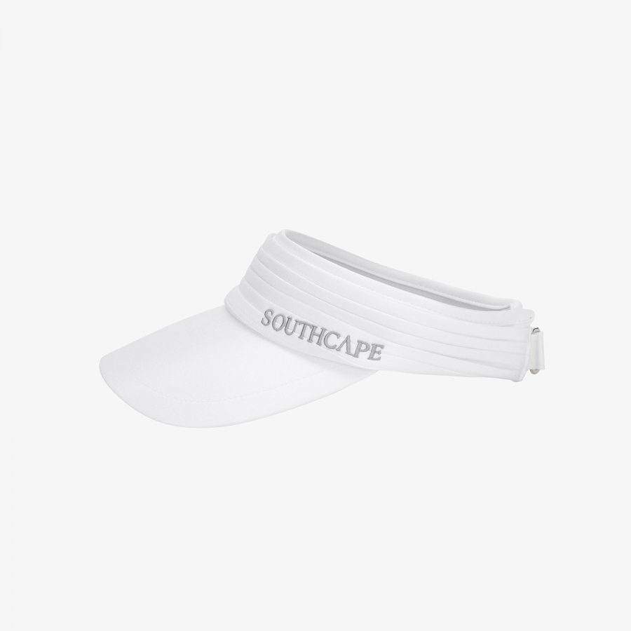 Pleated Wide-Brim Visor_WT