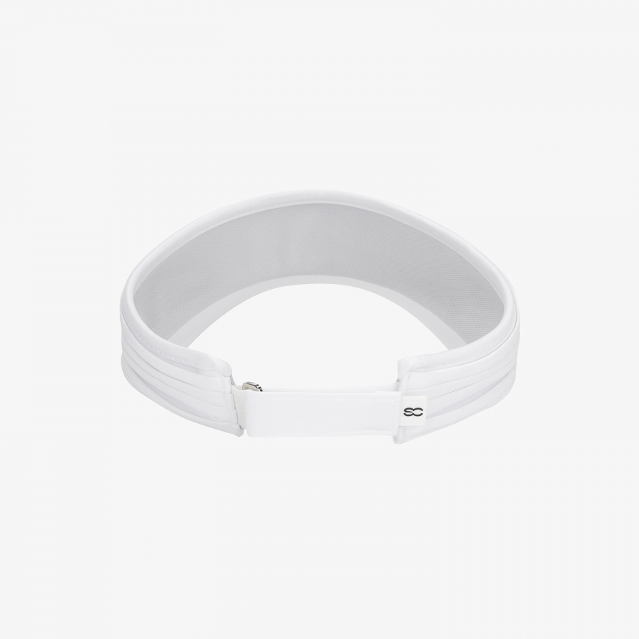 Pleated Wide-Brim Visor_WT