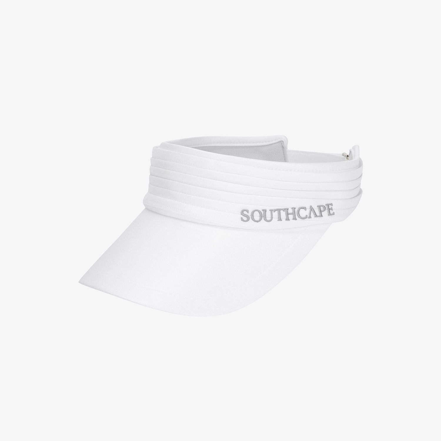 Pleated Wide-Brim Visor_WT