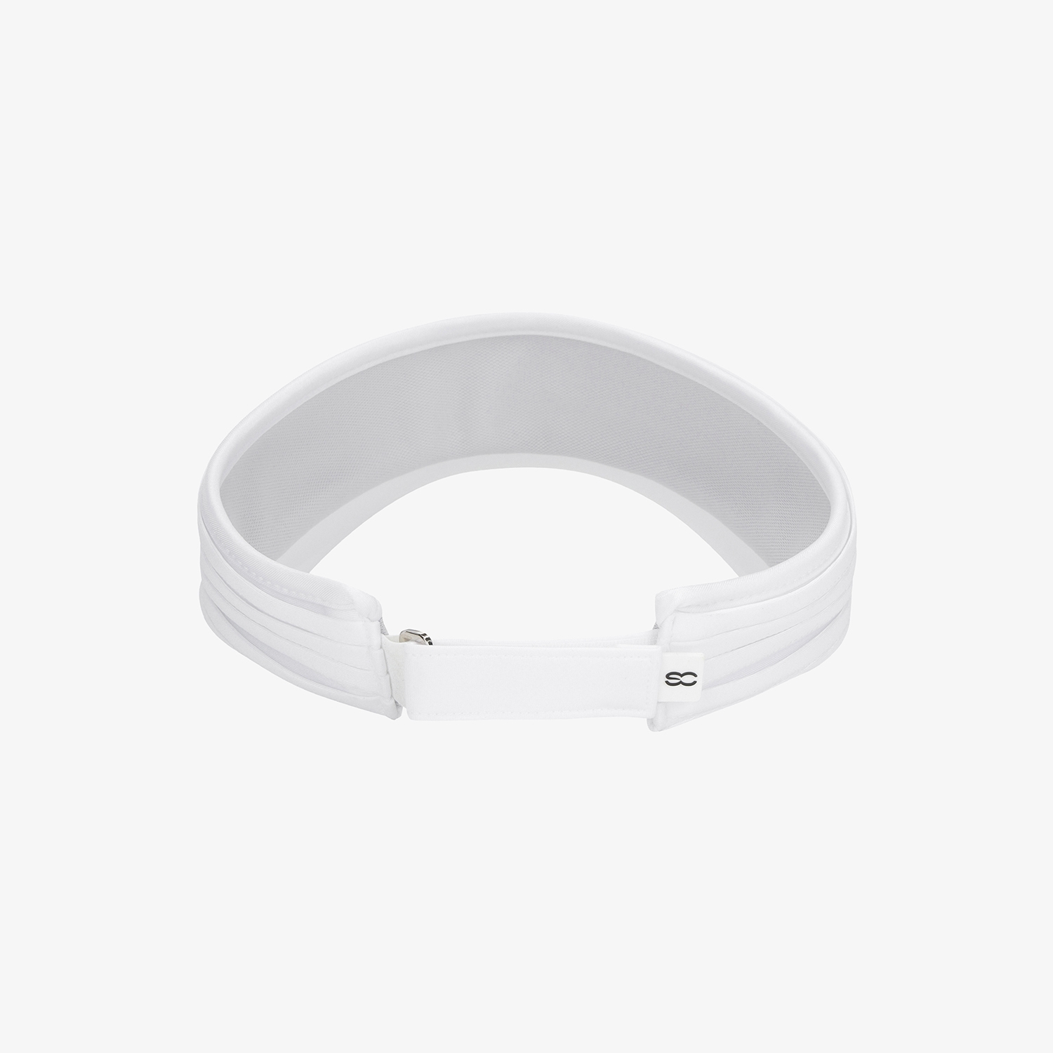 Pleated Wide-Brim Visor_WT