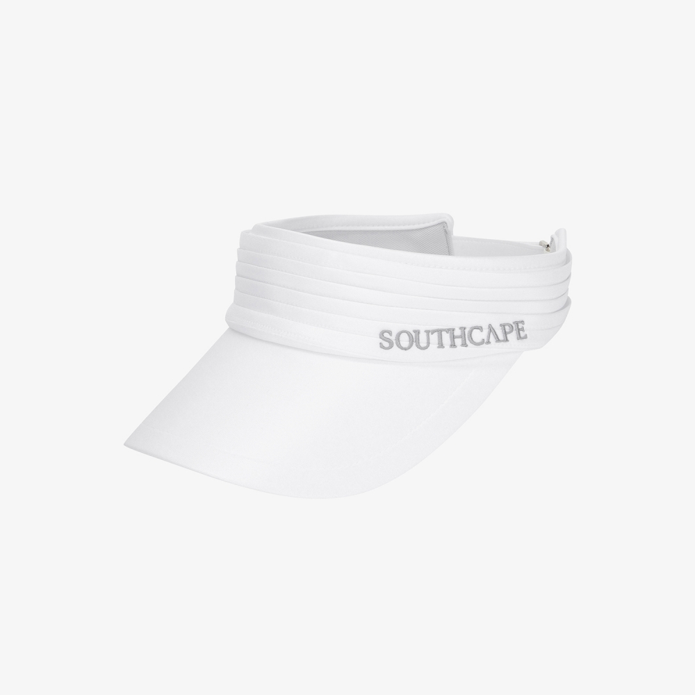Pleated Wide-Brim Visor_WT