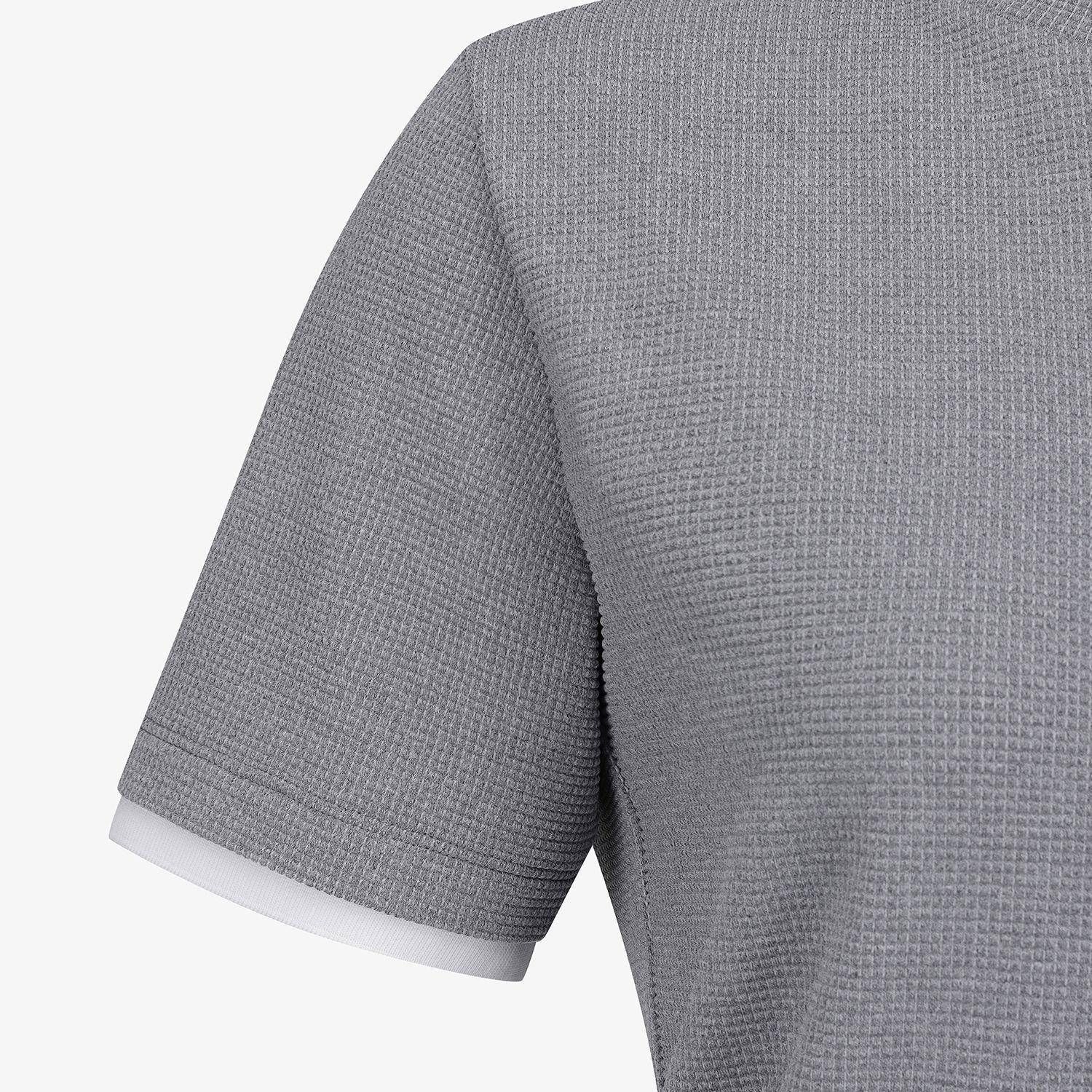 Knit-Like Color-Block Round T-Shirt_MG