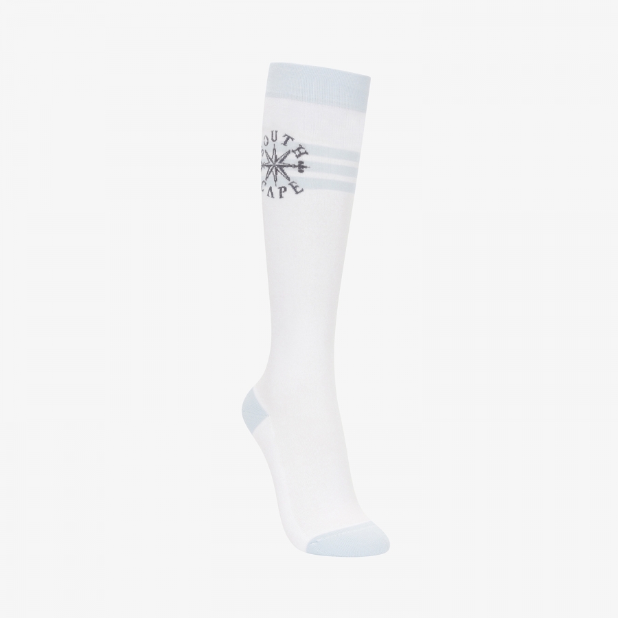 Contrast Stripe Knee-High Socks_LB