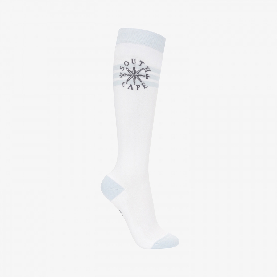 Contrast Stripe Knee-High Socks_LB