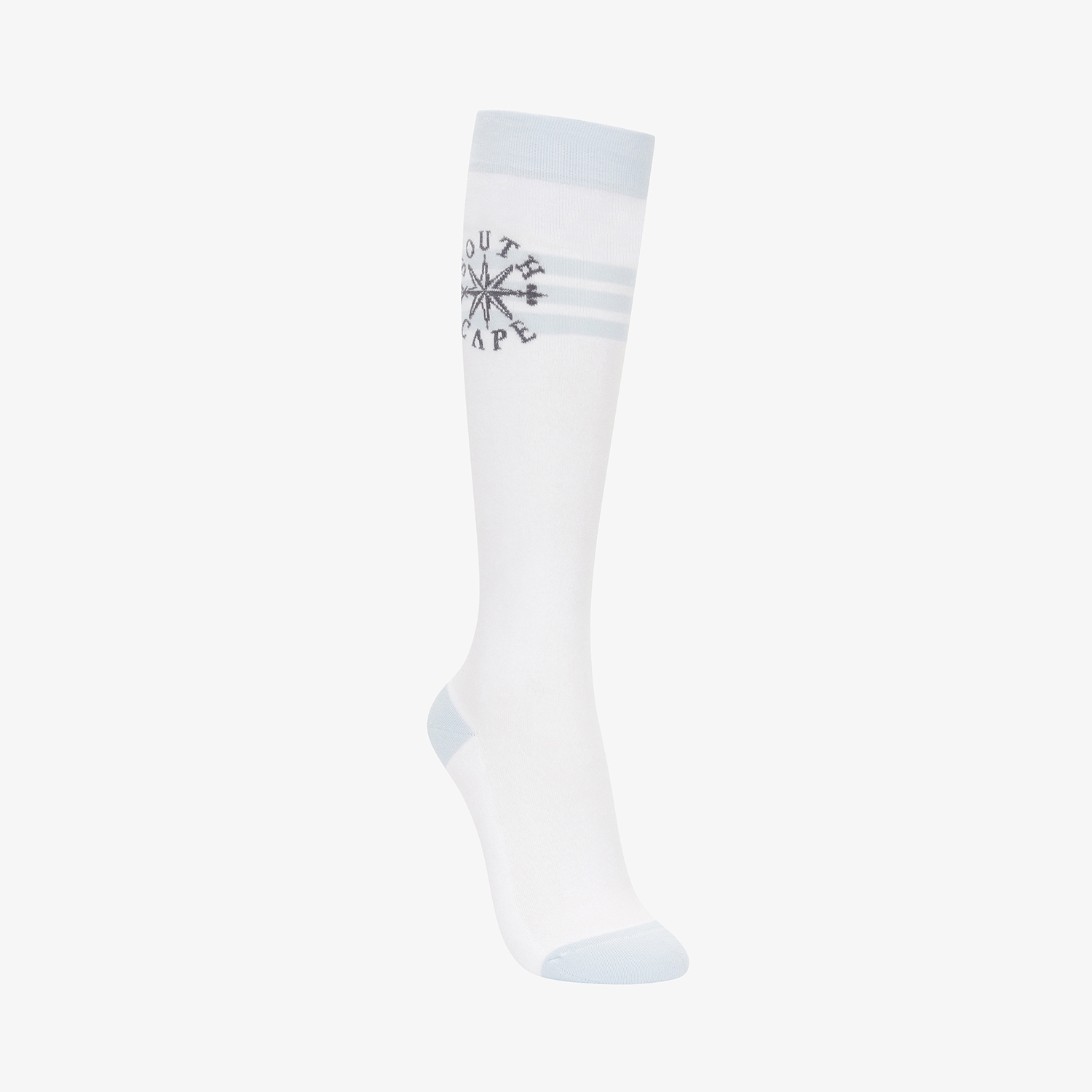 Contrast Stripe Knee-High Socks_LB