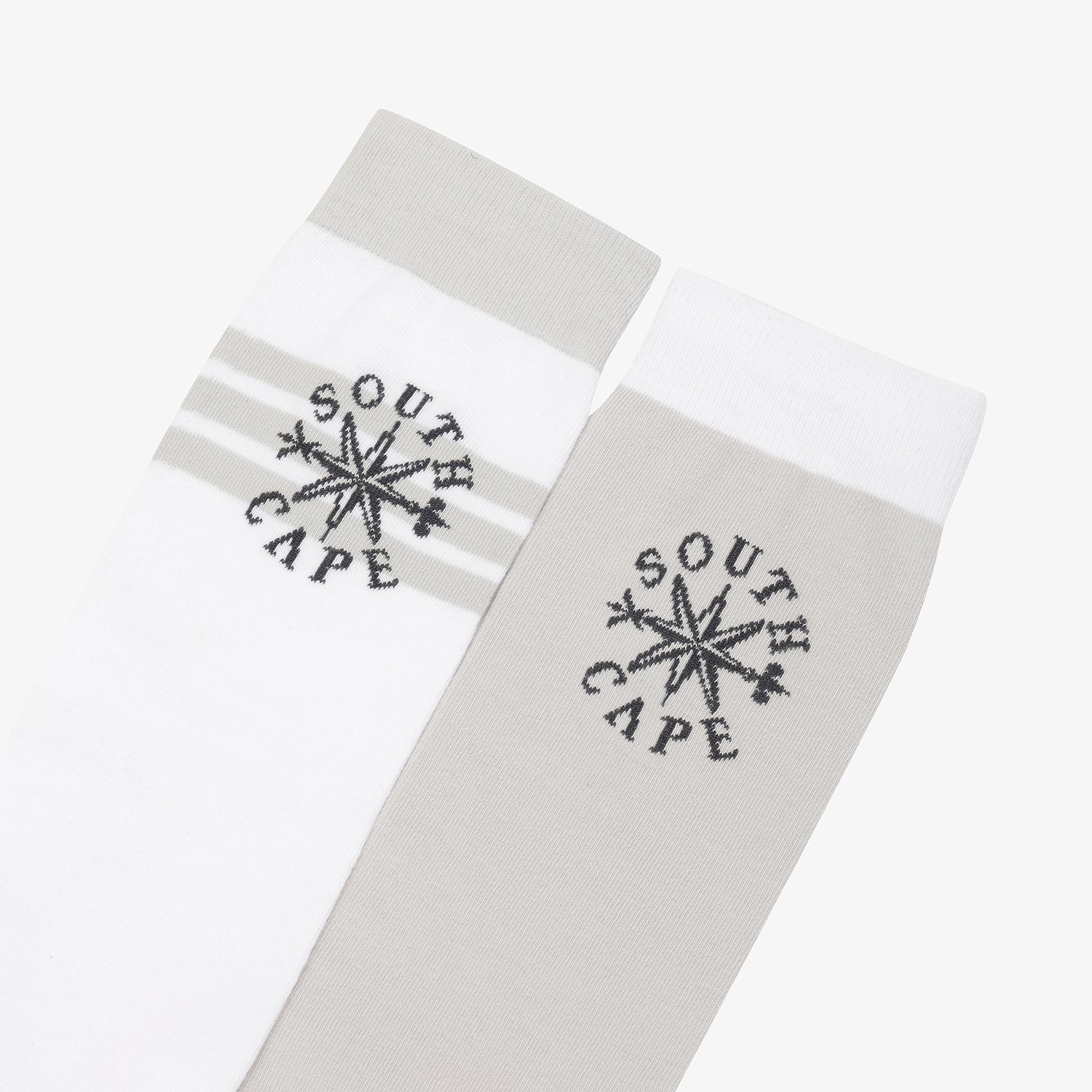 Contrast Stripe Knee-High Socks_LG