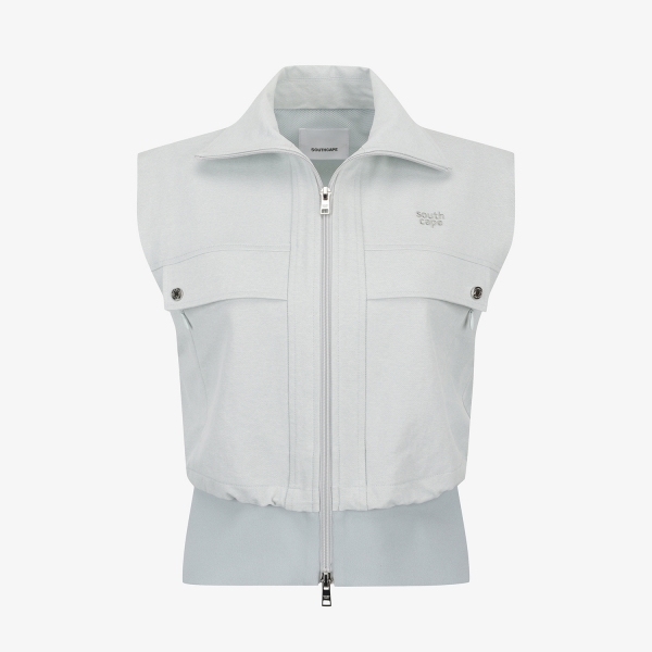 Blossom Pattern Hooded Zip-Up Jumper_LB