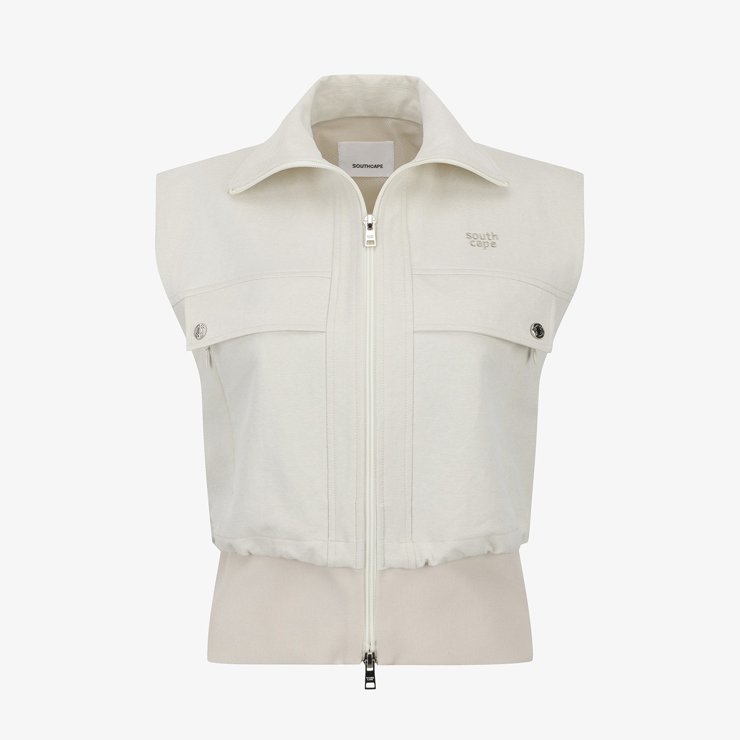 Blossom Pattern Hooded Zip-Up Jumper_LE