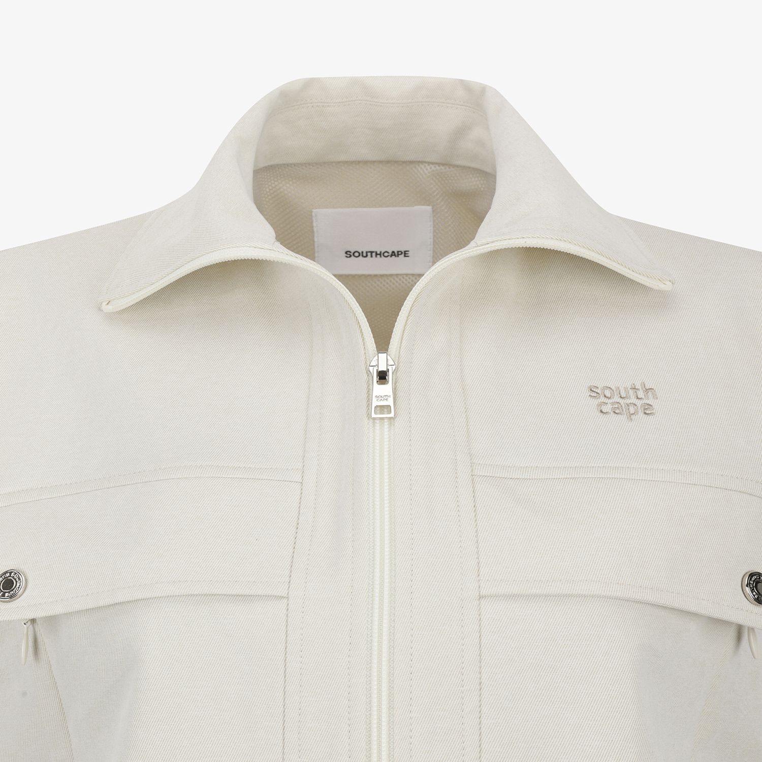 Blossom Pattern Hooded Zip-Up Jumper_LE