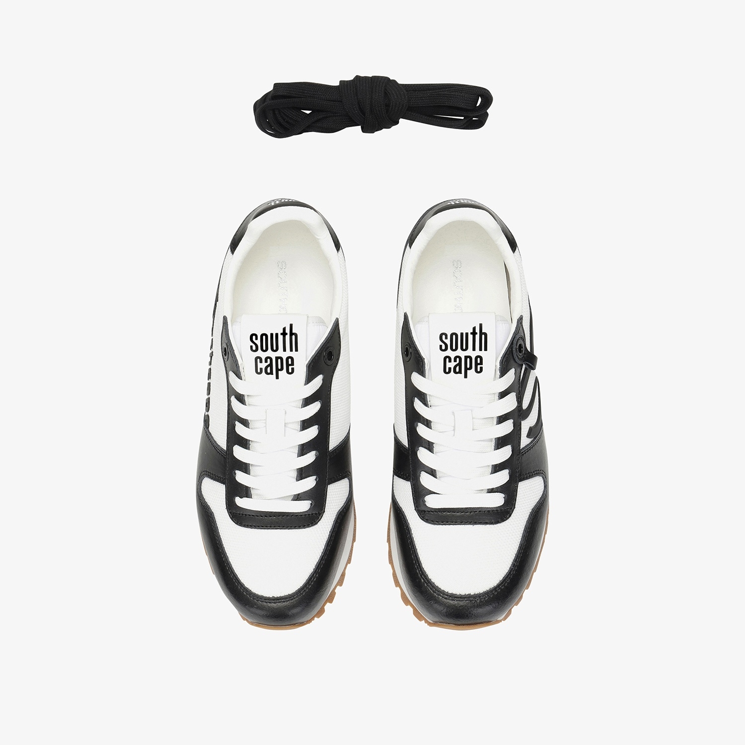 New Logo Color-Block Spikeless Shoes_BK