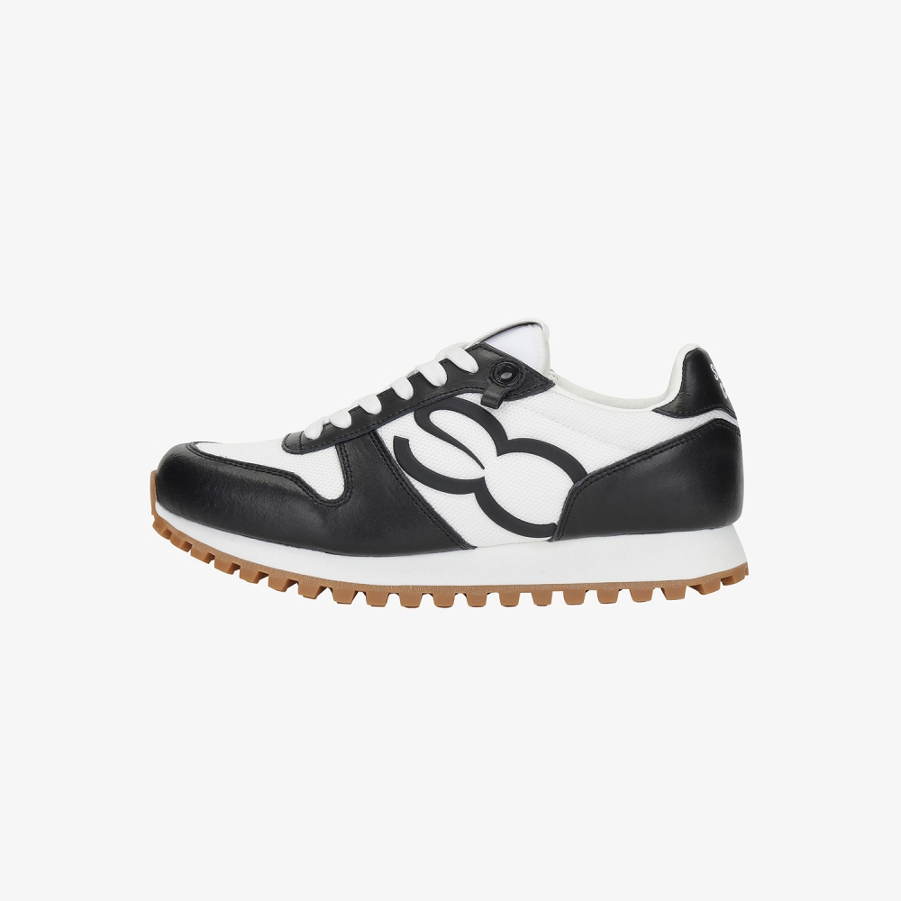New Logo Color-Block Spikeless Shoes_BK