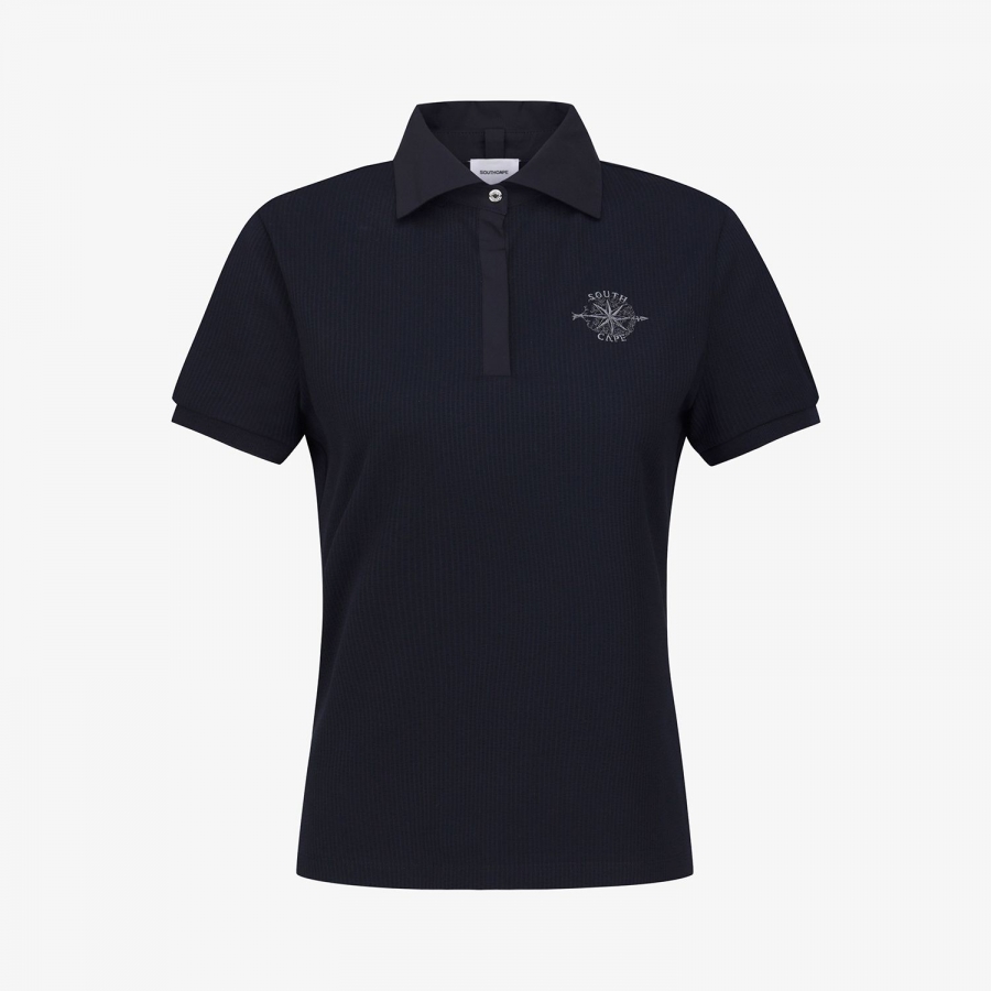 Southcross Scarf-Point Seersucker Collar T-Shirt_NA