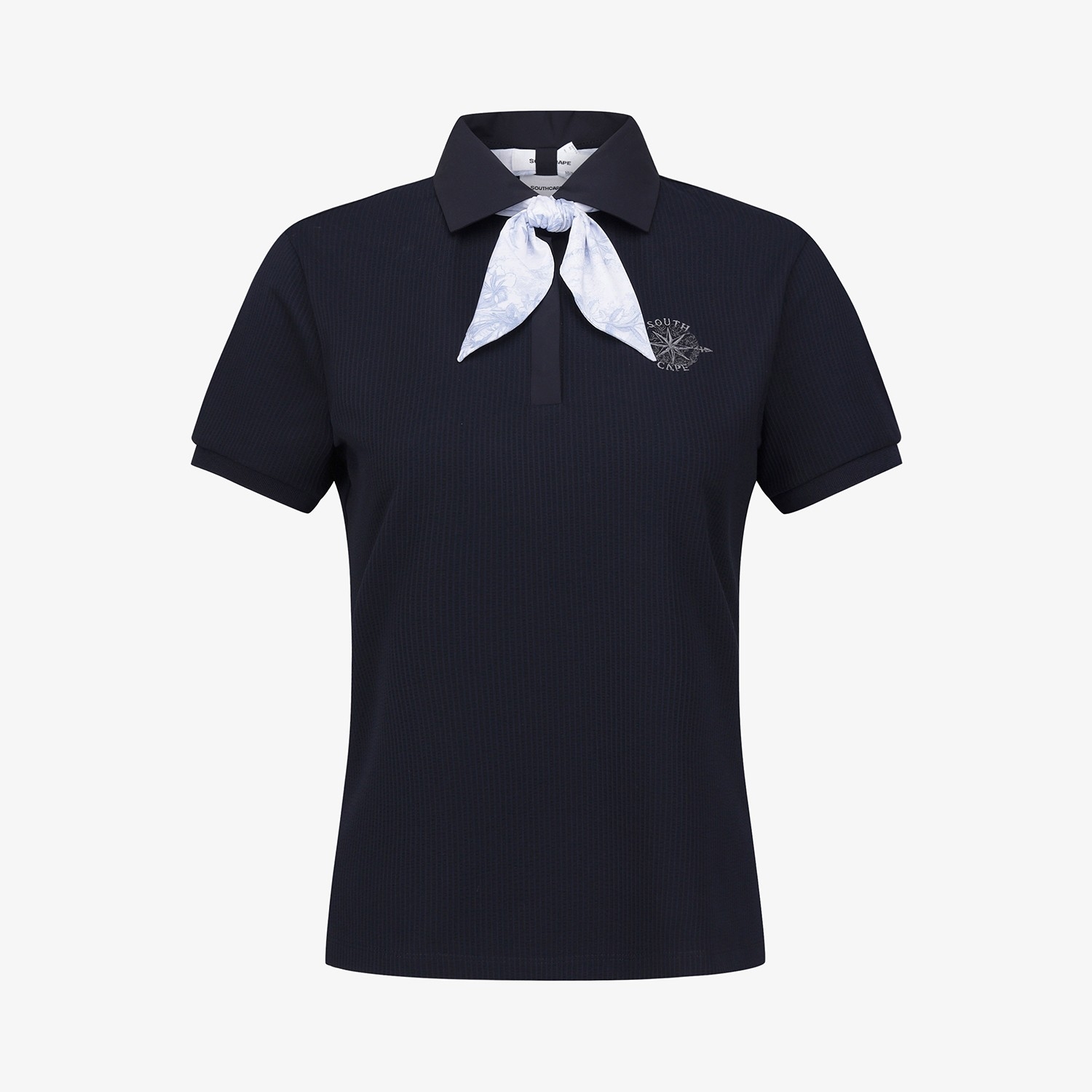 Southcross Scarf-Point Seersucker Collar T-Shirt_NA