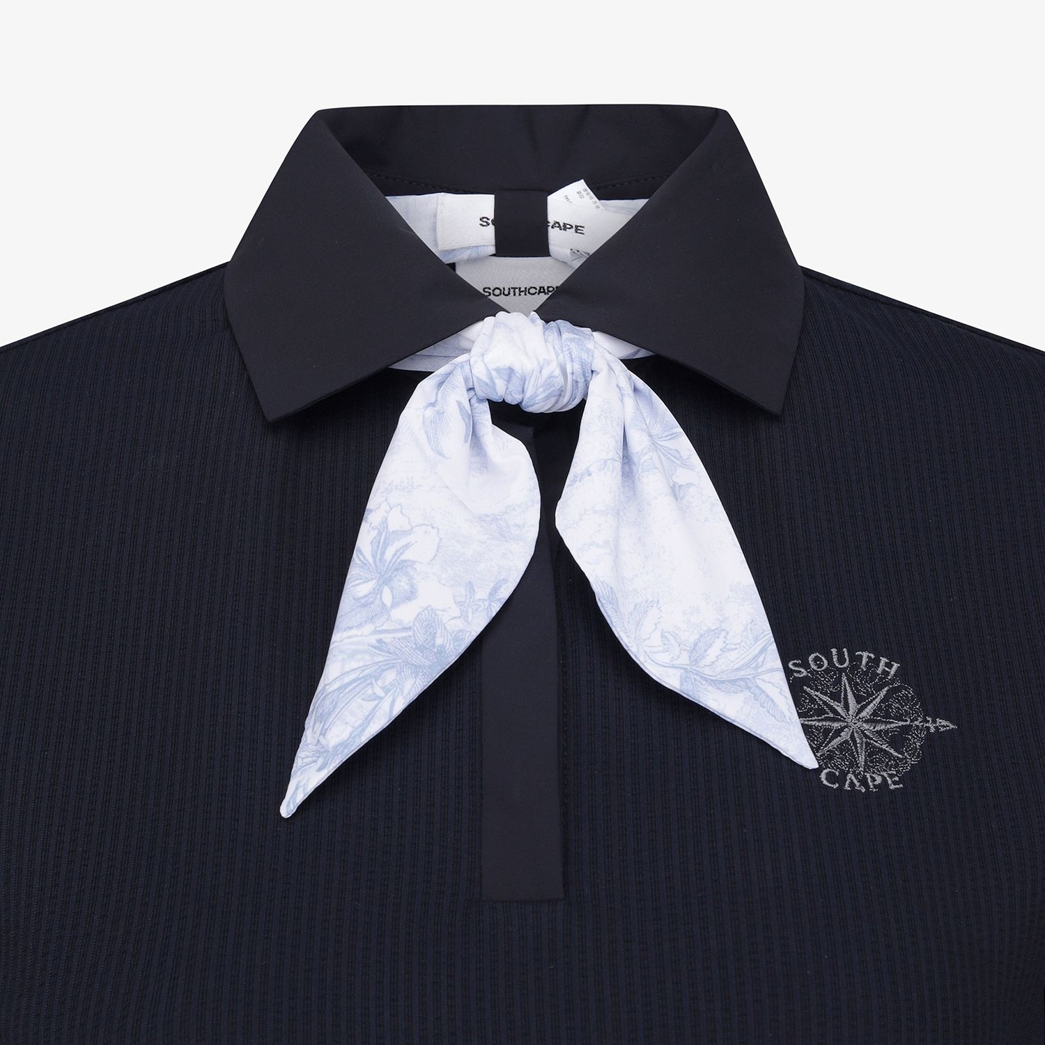 Southcross Scarf-Point Seersucker Collar T-Shirt_NA