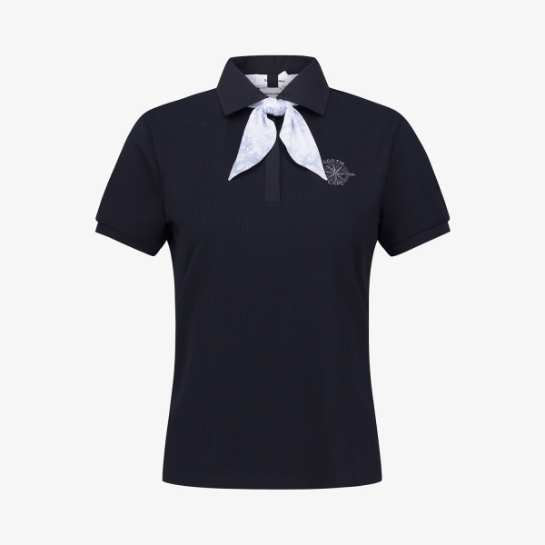 Southcross Scarf-Point Seersucker Collar T-Shirt_NA
