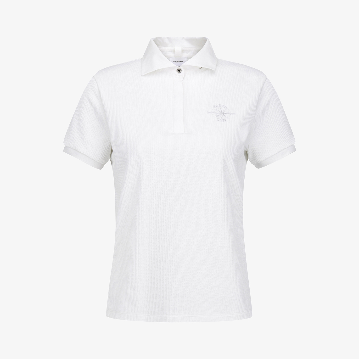 Southcross Scarf-Point Seersucker Collar T-Shirt_WT