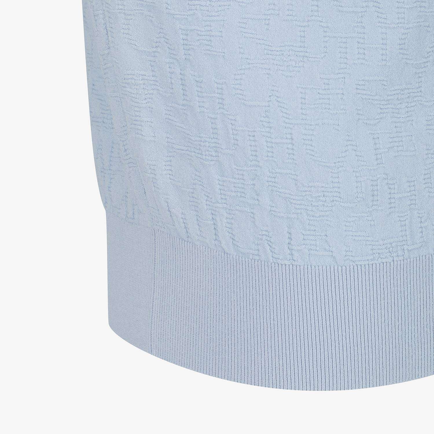 Logo-Texture Short-Sleeve Knit Polo_LB