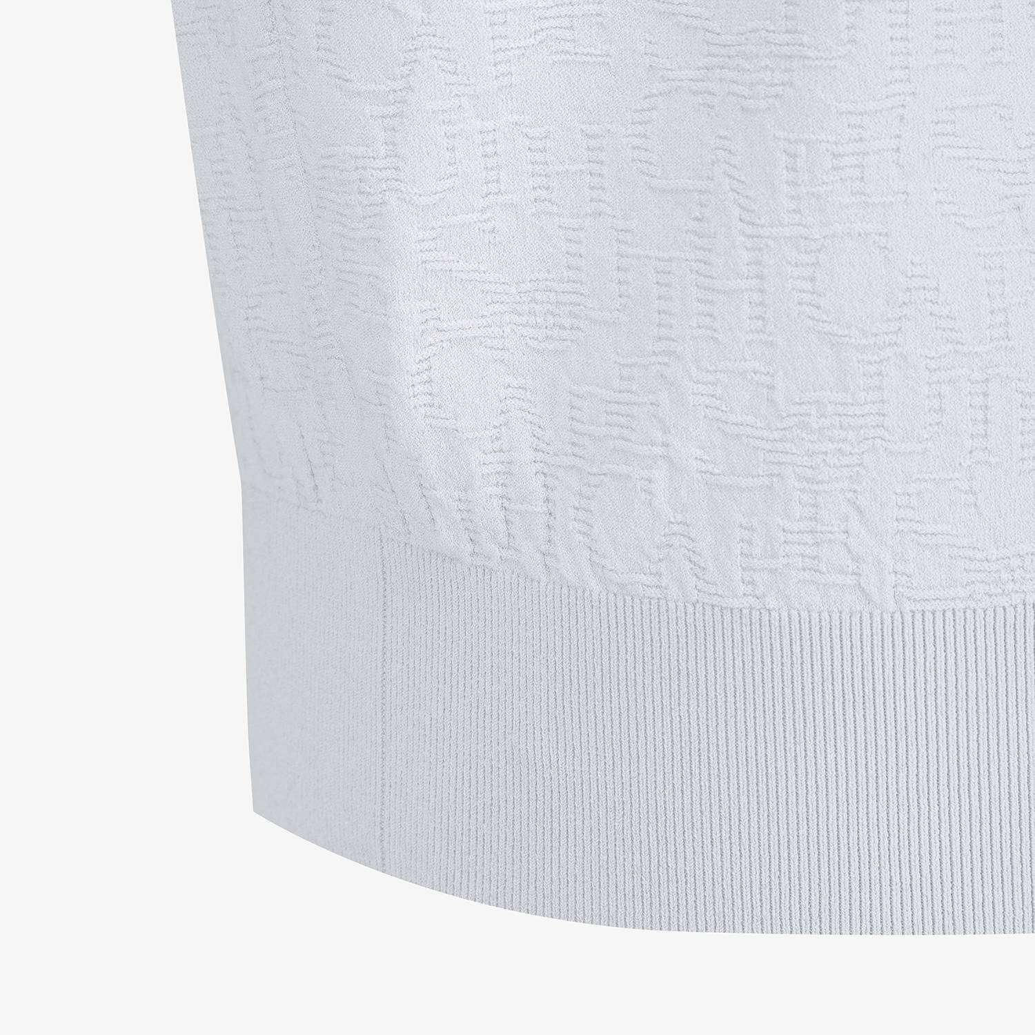 Logo-Texture Short-Sleeve Knit Polo_LG
