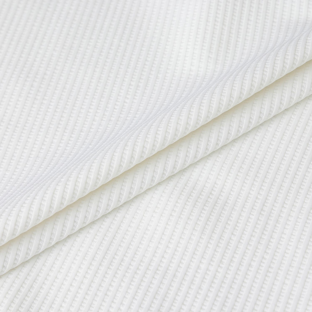 Cool-Touch Ribbed Contrast Collar T-Shirt_WT