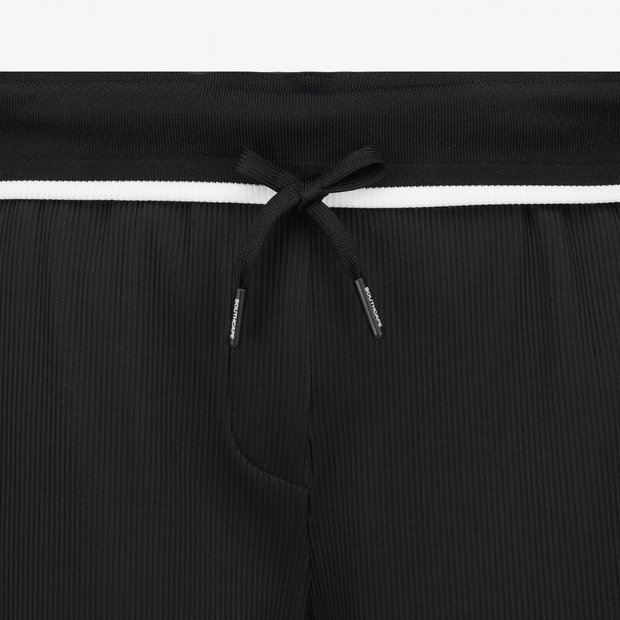 Soft Ribbed Straight Pants_BK