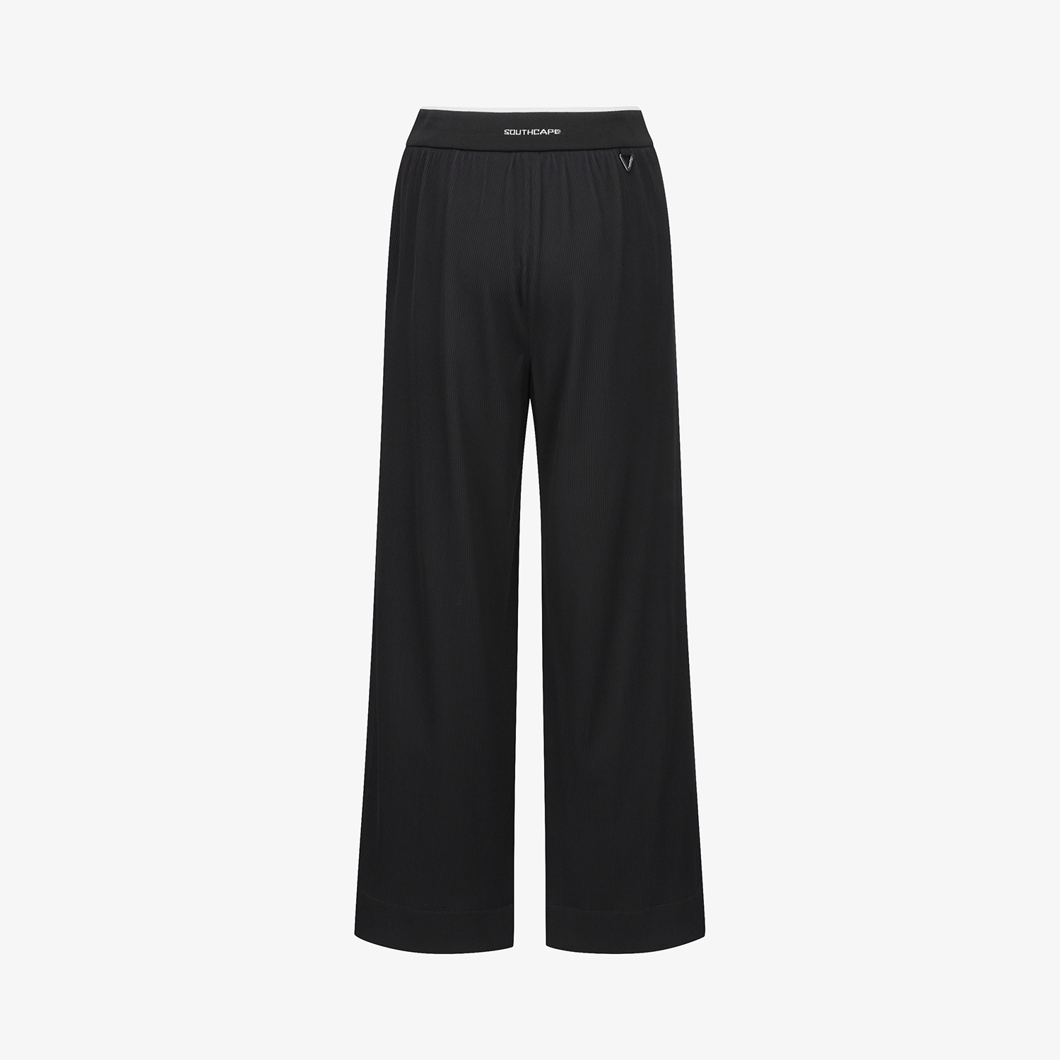 Soft Ribbed Straight Pants_BK