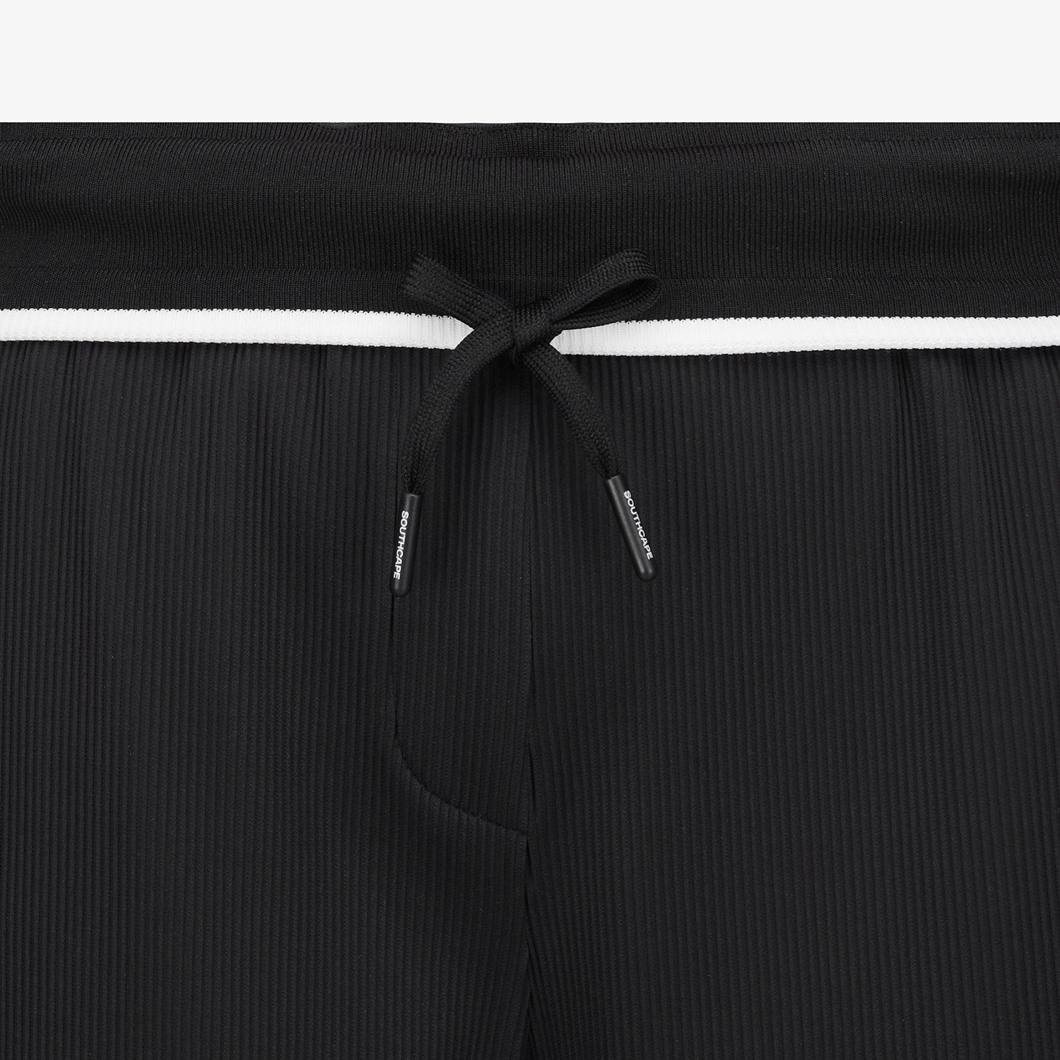 Soft Ribbed Straight Pants_BK