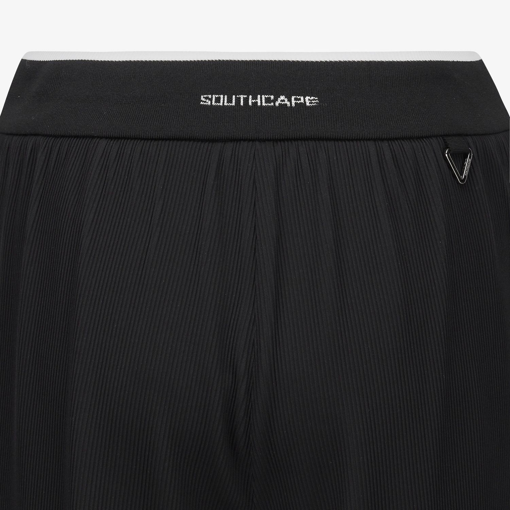 Soft Ribbed Straight Pants_BK