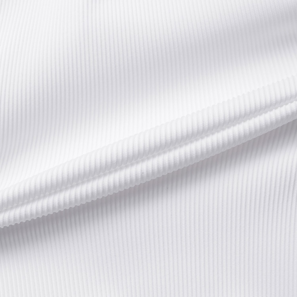 Ribbed Half-Neck Sleeveless T-Shirt_WT