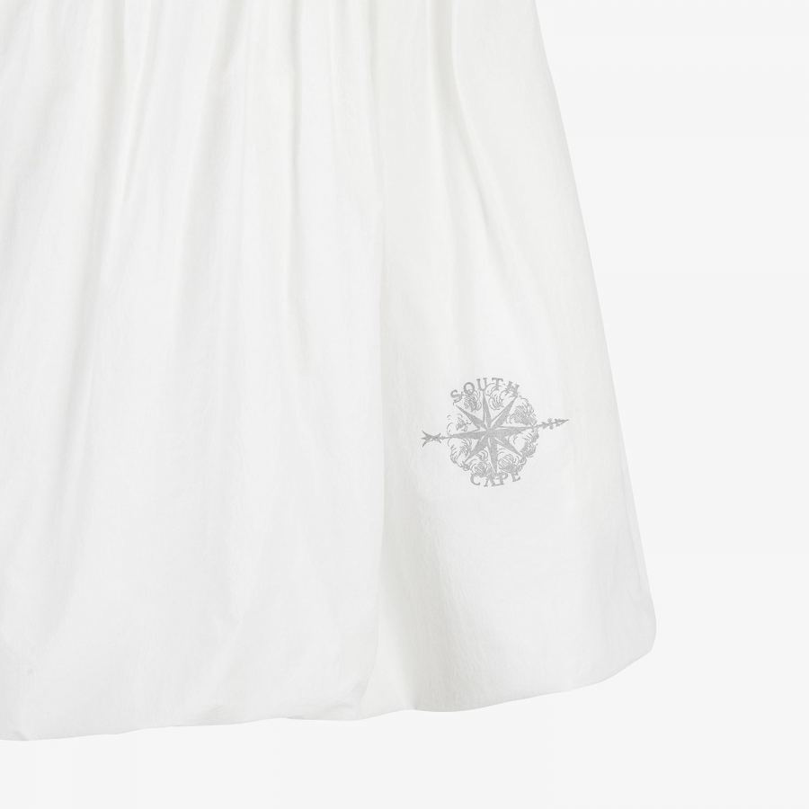 Southcross Balloon-Fit Shirred Skirt_WT
