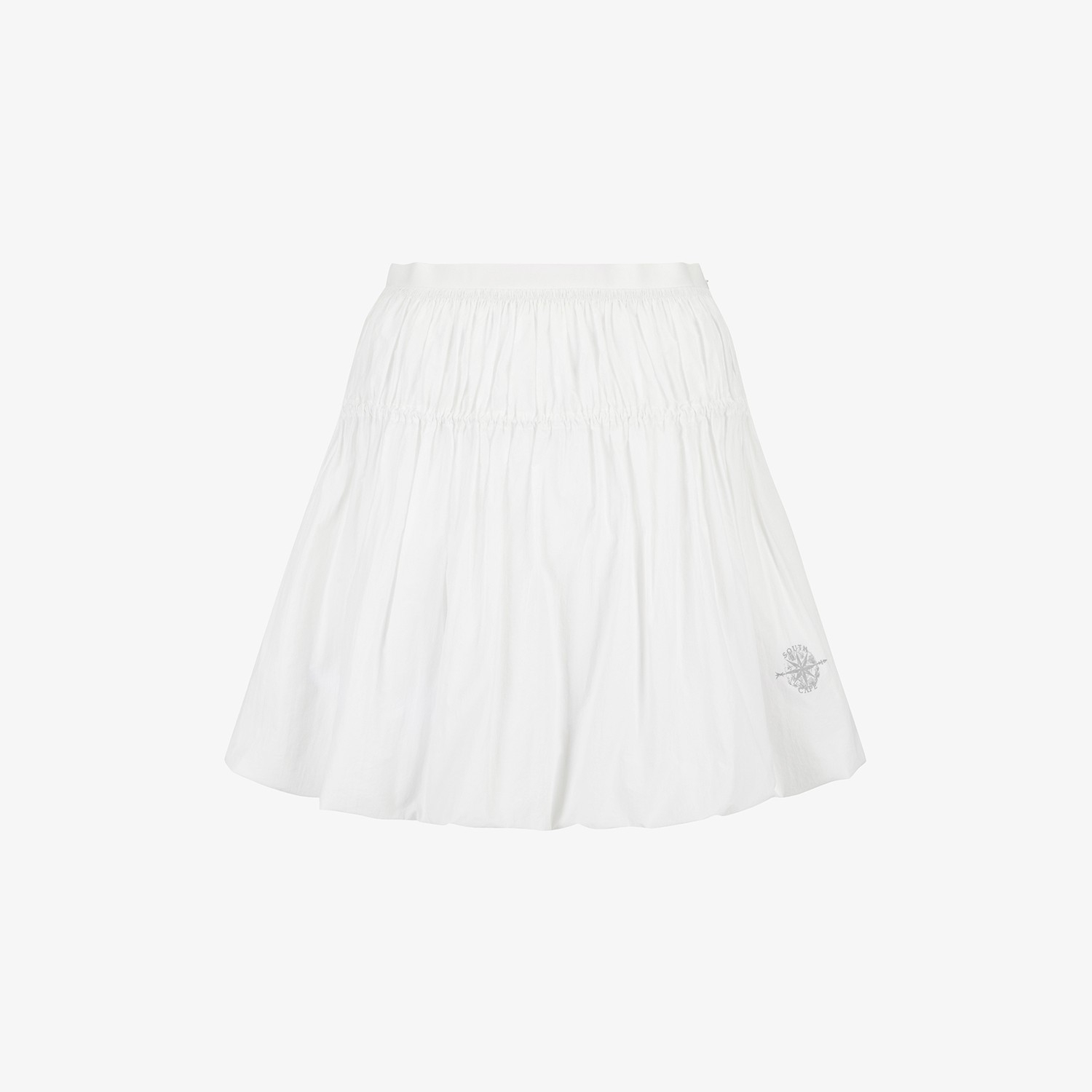 Southcross Balloon-Fit Shirred Skirt_WT