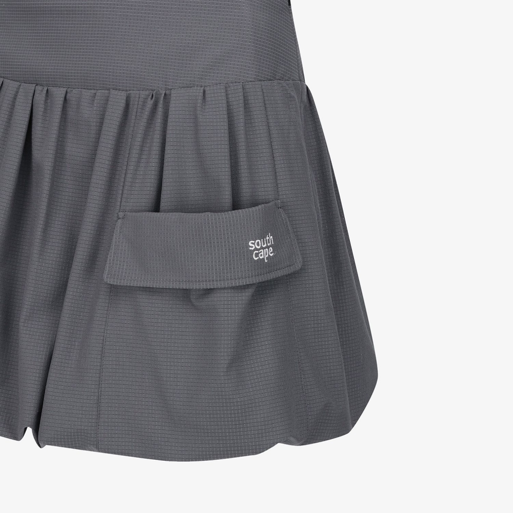 Cool Touch Out-Pocket Volume Skirt_GY