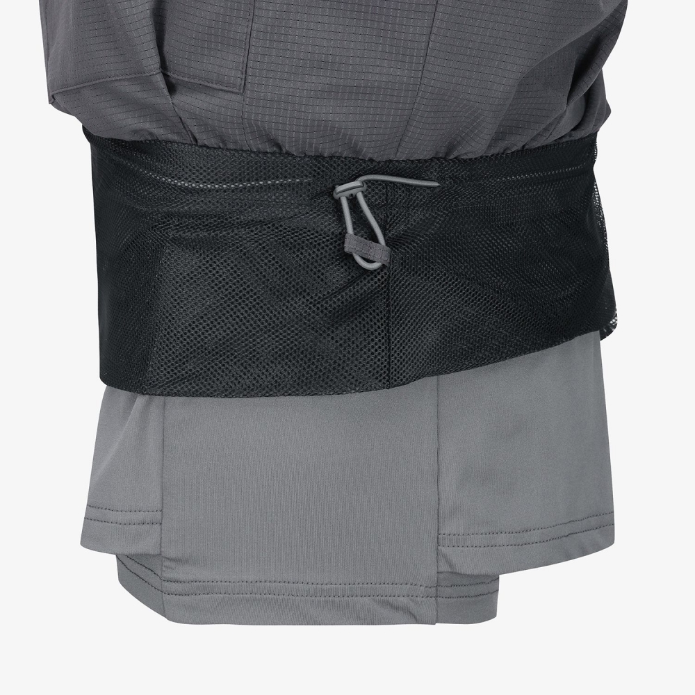 Cool Touch Out-Pocket Volume Skirt_GY