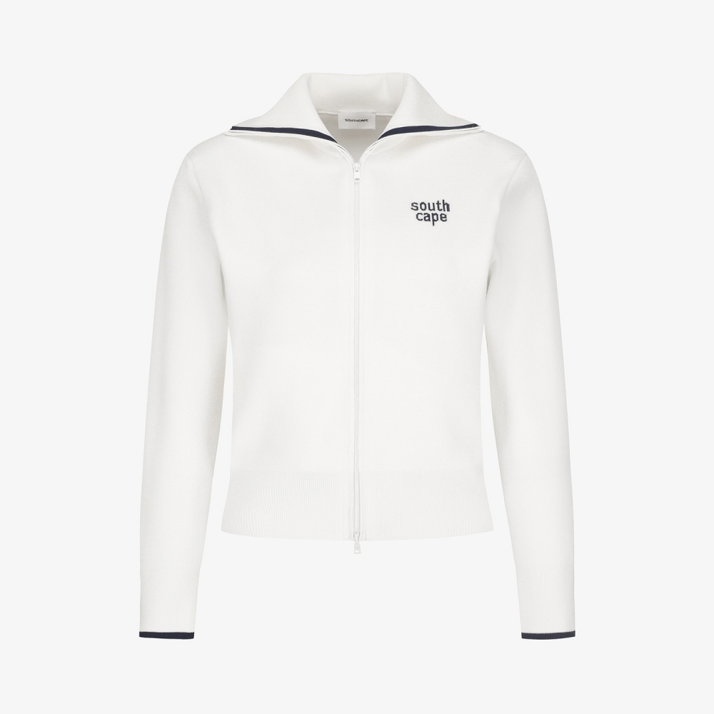 Sailor Full-Zip Knit Cardigan_WT